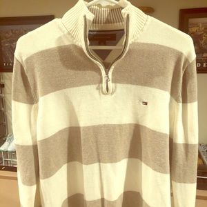 Men’s Tommy Hilfiger 3/4 zip pullover sweater